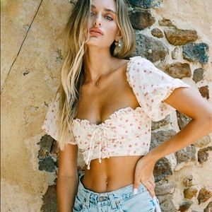 Sabo Skirt Floral Bodice Top